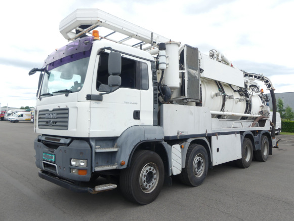 Camion Hydrocureur MAN (2008-201.882 km-VIN:WMAH39ZZ58L050583) - Camion hydrocureur: photos 2 Camion Hydrocureur MAN (2008-201.882 km-VIN:WMAH39ZZ58L050583) - Camion hydrocureur: photos 2