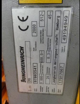 Gerbeur Jungheinrich EMB - Gerbeur: photos 5 Gerbeur Jungheinrich EMB - Gerbeur: photos 5