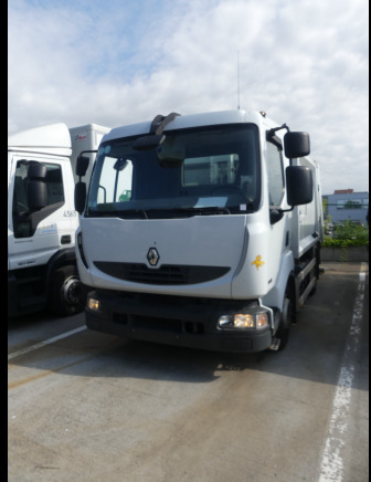 REF:68419 - Camion poubelle Renault Midlum 180DXI (2013-150.066 km) - Benne à ordures ménagères: photos 1 REF:68419 - Camion poubelle Renault Midlum 180DXI (2013-150.066 km) - Benne à ordures ménagères: photos 1