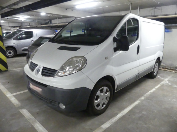 REF:1-EXS-844 - Camionnette Renault Trafic (2013-77.659 km) - Numéro de châssis : VF1FLBOAEDY493292 - Véhicule utilitaire: photos 1 REF:1-EXS-844 - Camionnette Renault Trafic (2013-77.659 km) - Numéro de châssis : VF1FLBOAEDY493292 - Véhicule utilitaire: photos 1