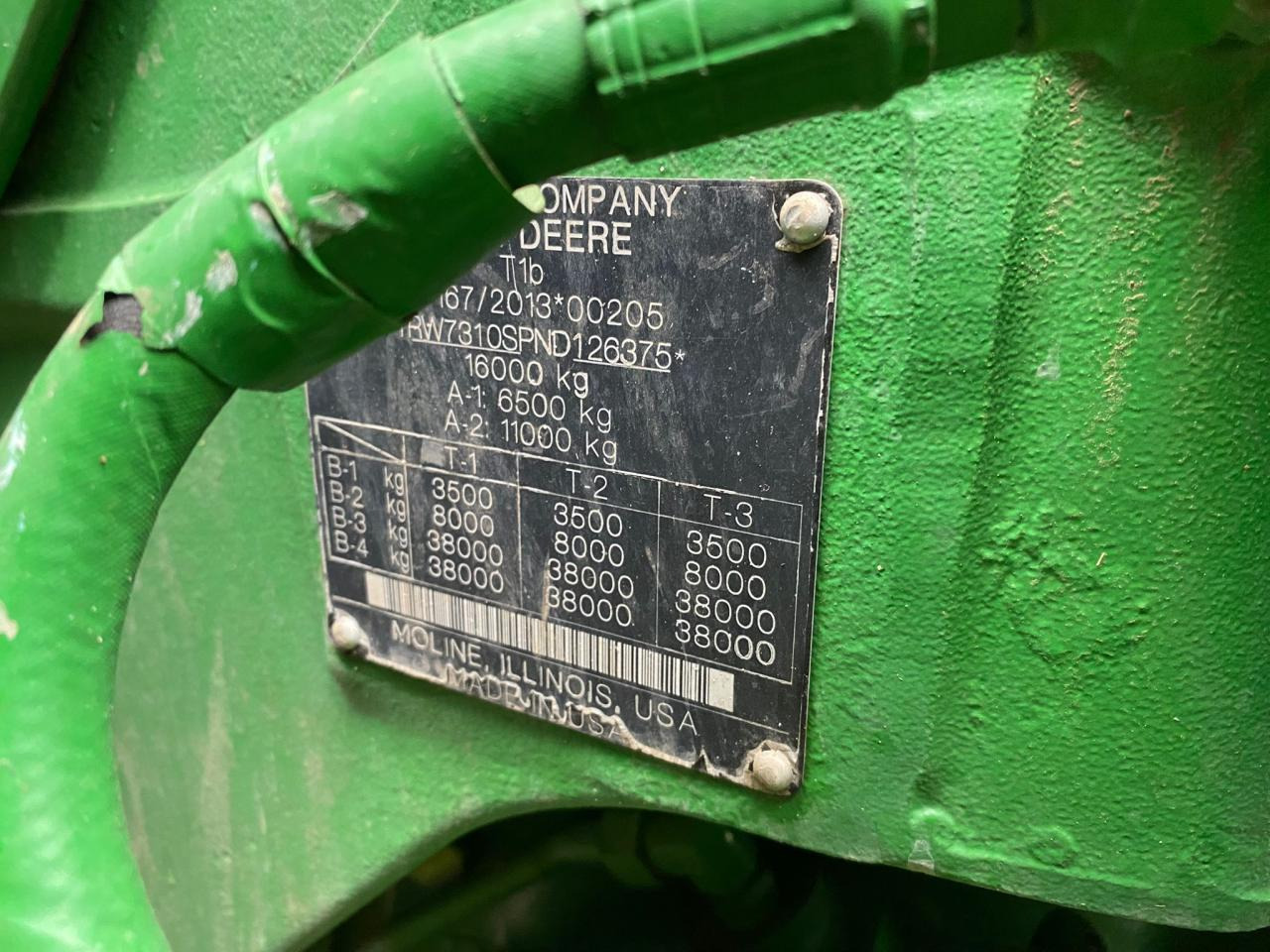 Tracteur agricole John Deere 7R 310: photos 10