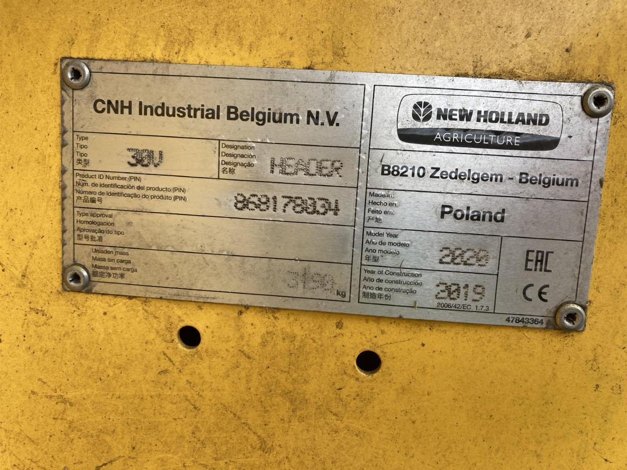 New Holland CX 8.90 - Moissonneuse-batteuse: photos 5 New Holland CX 8.90 - Moissonneuse-batteuse: photos 5