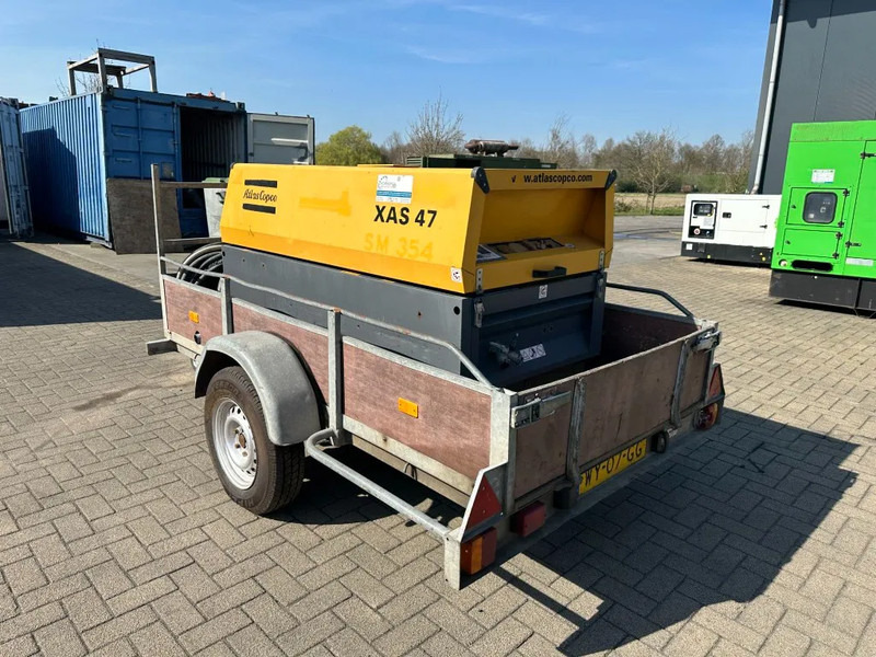 Atlas-Copco XAS 47 DD Deutz 2.6 m3 / min 7 Bar 21 kW Mobiele Diesel Compressor op aanhanger - Compresseur d'air: photos 5 Atlas-Copco XAS 47 DD Deutz 2.6 m3 / min 7 Bar 21 kW Mobiele Diesel Compressor op aanhanger - Compresseur d'air: photos 5