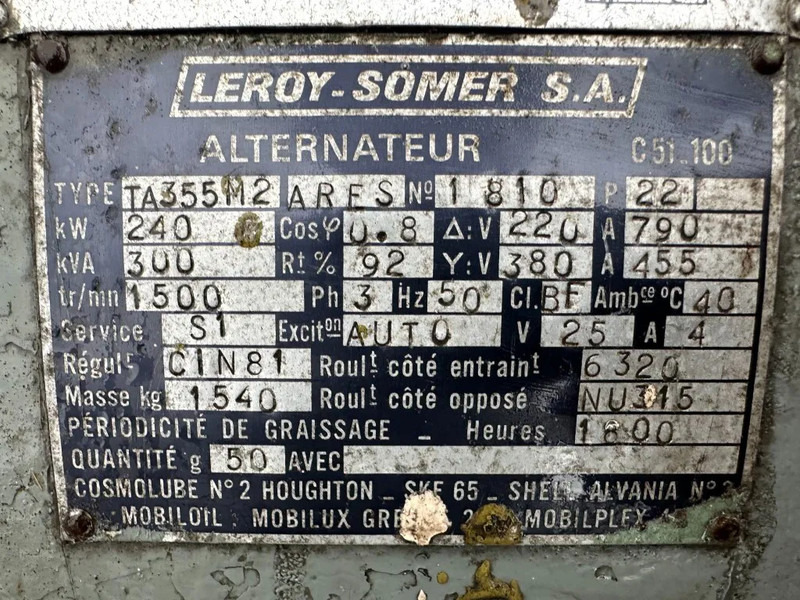 Baudouin Leroy Somer 300 kVA noodstroom generatorset ex Emergency - Groupe électrogène: photos 4 Baudouin Leroy Somer 300 kVA noodstroom generatorset ex Emergency - Groupe électrogène: photos 4