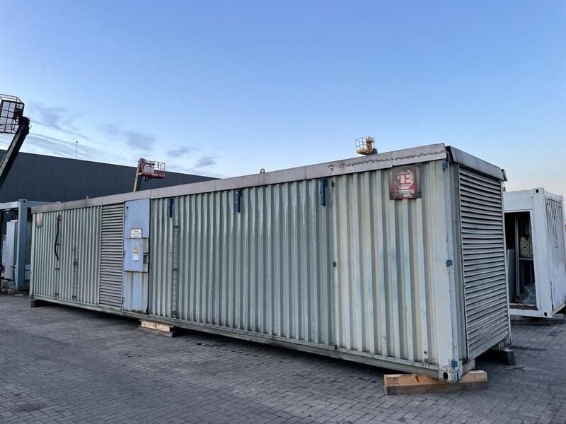 Groupe électrogène Cummins KTA 38 G1 Leroy Somer 1500 kVA Silent generatorset in 40 ft container: photos 17