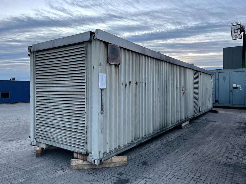 Groupe électrogène Cummins KTA 38 G1 Leroy Somer 1500 kVA Silent generatorset in 40 ft container: photos 11
