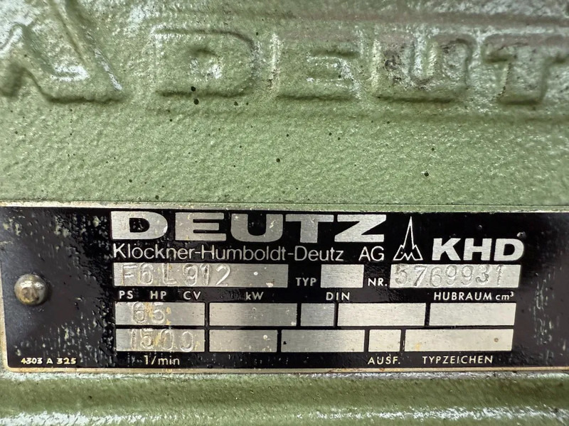 Deutz F6L912 Noodstroom Aggregaat 60 kVA generatorset - Groupe électrogène: photos 3 Deutz F6L912 Noodstroom Aggregaat 60 kVA generatorset - Groupe électrogène: photos 3