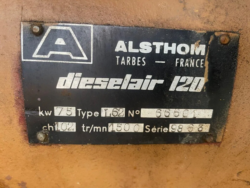Dieselair Alsthom Unelec 85 kVA noodstroom generatorset ex Emergency - Groupe électrogène: photos 3 Dieselair Alsthom Unelec 85 kVA noodstroom generatorset ex Emergency - Groupe électrogène: photos 3