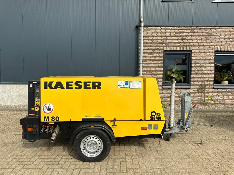 Kaeser M80 Kubota 8.1 m3 / min 7 Bar 55 kW Mobiele Silent Diesel Compressor - Compresseur d'air: photos 1 Kaeser M80 Kubota 8.1 m3 / min 7 Bar 55 kW Mobiele Silent Diesel Compressor - Compresseur d'air: photos 1