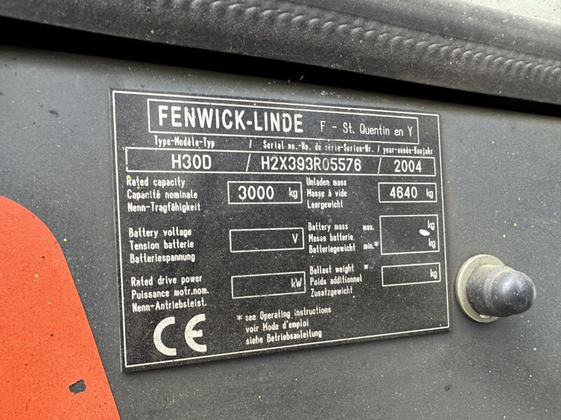 Linde H30D 3 ton Duplex Sideshift Diesel Heftruck - Chariot élévateur diesel: photos 4 Linde H30D 3 ton Duplex Sideshift Diesel Heftruck - Chariot élévateur diesel: photos 4