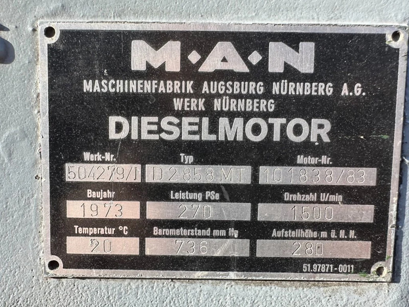 MAN D2858 MT AvK 250 kVA Noodstroom generatorset ex Emergency - Groupe électrogène: photos 4 MAN D2858 MT AvK 250 kVA Noodstroom generatorset ex Emergency - Groupe électrogène: photos 4