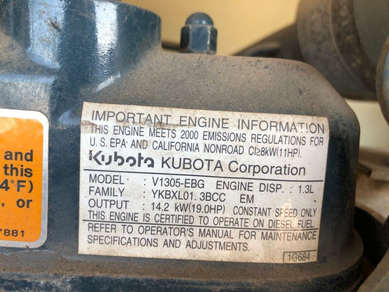 Mat d'éclairage Terex Kubota Leroy Somer 7 kVA lichtmast aggregaat light tower: photos 12