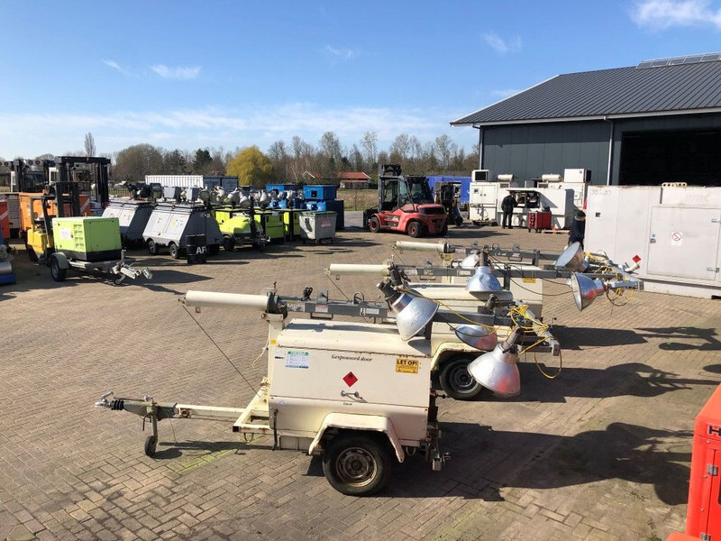 Mat d'éclairage Terex Kubota Leroy Somer 7 kVA lichtmast aggregaat light tower: photos 16