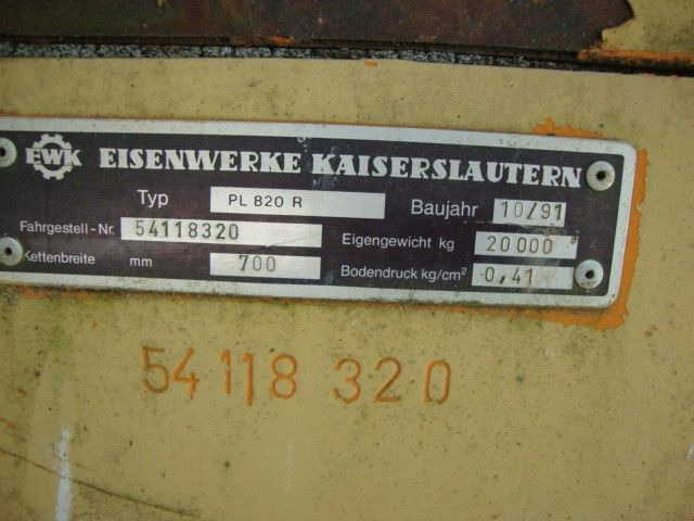 Pelle sur chenille EWK Eisenwerke Teleskopbagger PL820R: photos 10