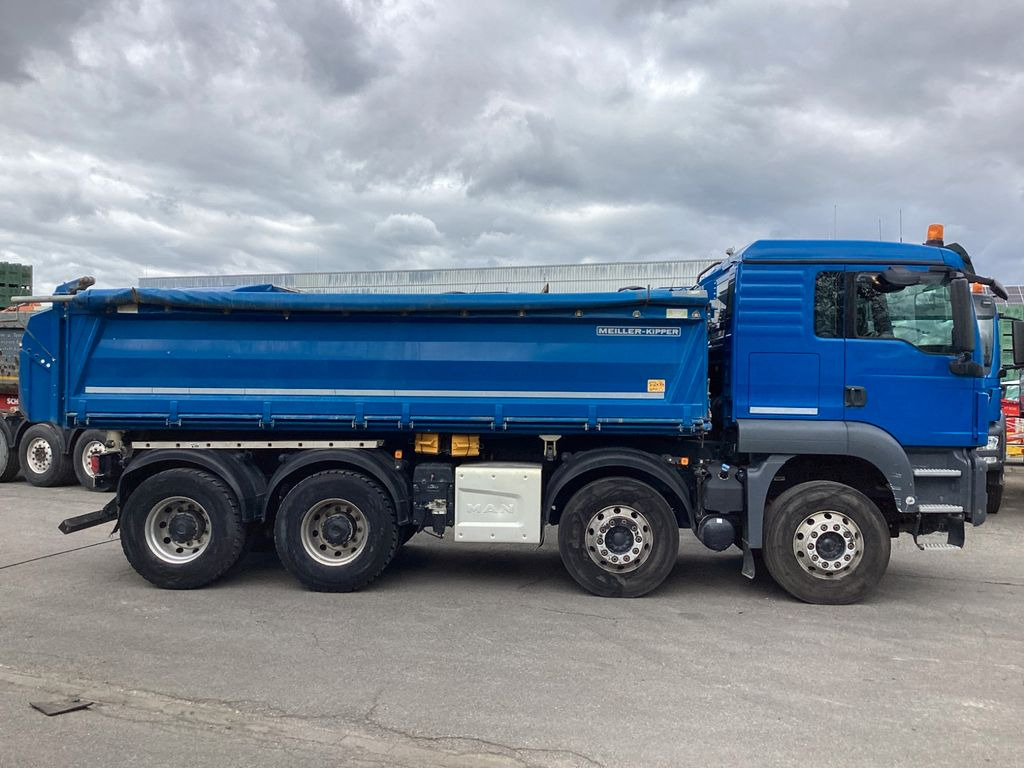 Camion benne MAN TGS 35.470 8x4 Meiller 3-Seiten Stahlkipper: photos 6