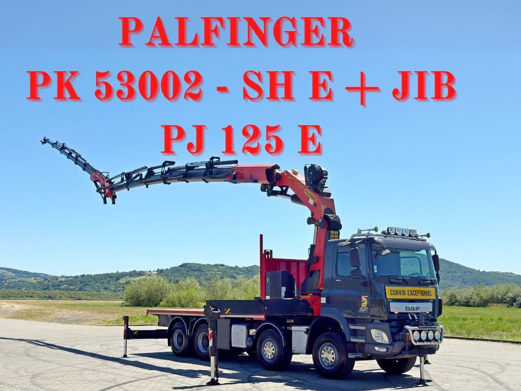 DAF CF 410 * PK 53002 - SH E/JIB PJ 125 E + FUNK*8x4 - Camion grue: photos 1 DAF CF 410 * PK 53002 - SH E/JIB PJ 125 E + FUNK*8x4 - Camion grue: photos 1