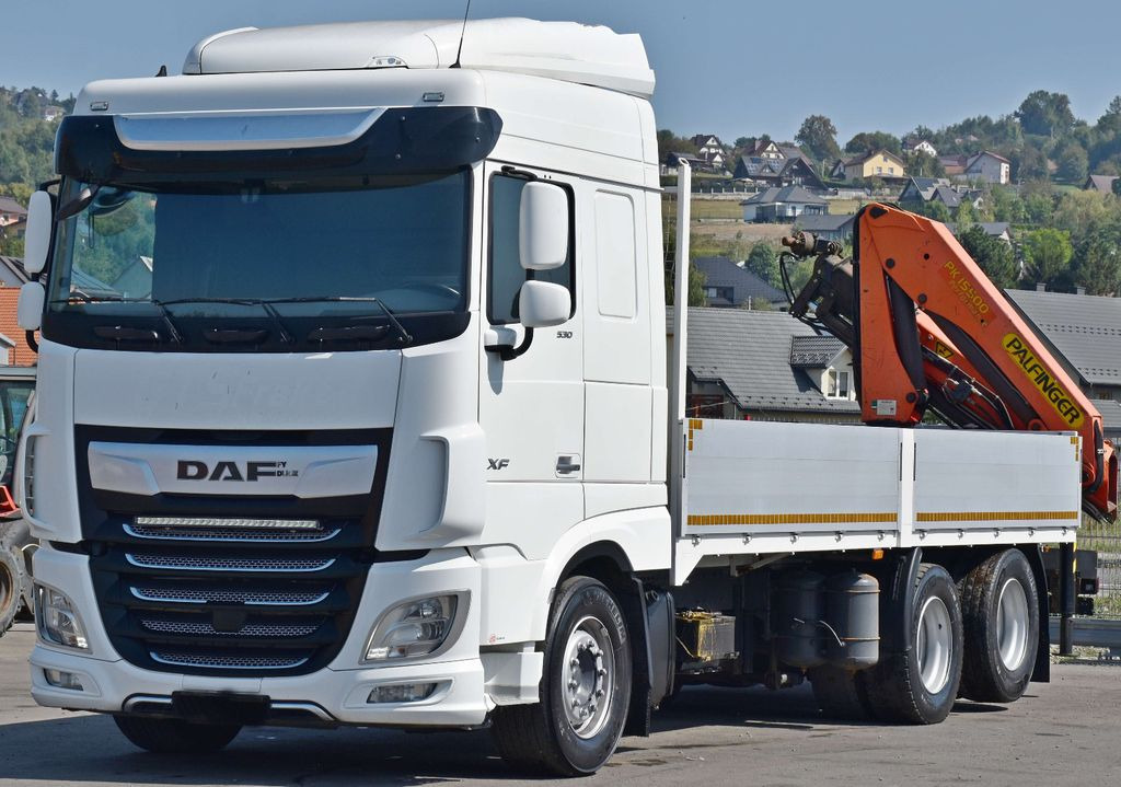 DAF XF 530 Pritsche 6,30 m + PK 15500 * TOPZUSTAND - Camion grue: photos 4 DAF XF 530 Pritsche 6,30 m + PK 15500 * TOPZUSTAND - Camion grue: photos 4