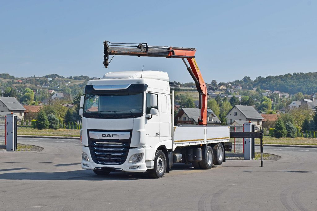 DAF XF 530 Pritsche 6,30 m + PK 15500 * TOPZUSTAND - Camion grue: photos 2 DAF XF 530 Pritsche 6,30 m + PK 15500 * TOPZUSTAND - Camion grue: photos 2