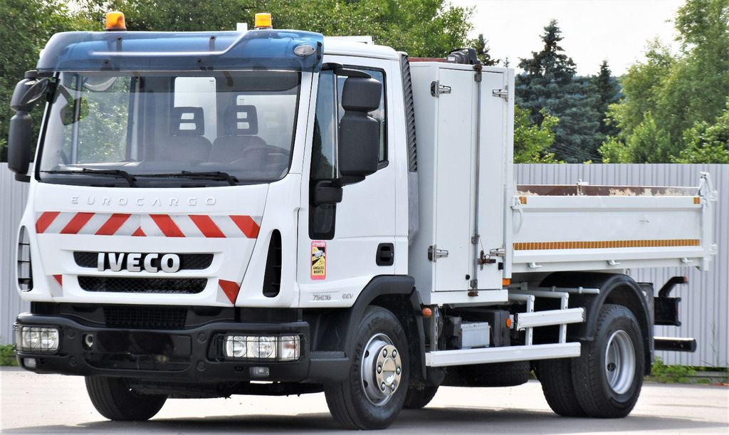 Iveco EUROCARGO 75E16* KIPPER 3,10m* KRAN - Camion benne: photos 3 Iveco EUROCARGO 75E16* KIPPER 3,10m* KRAN - Camion benne: photos 3