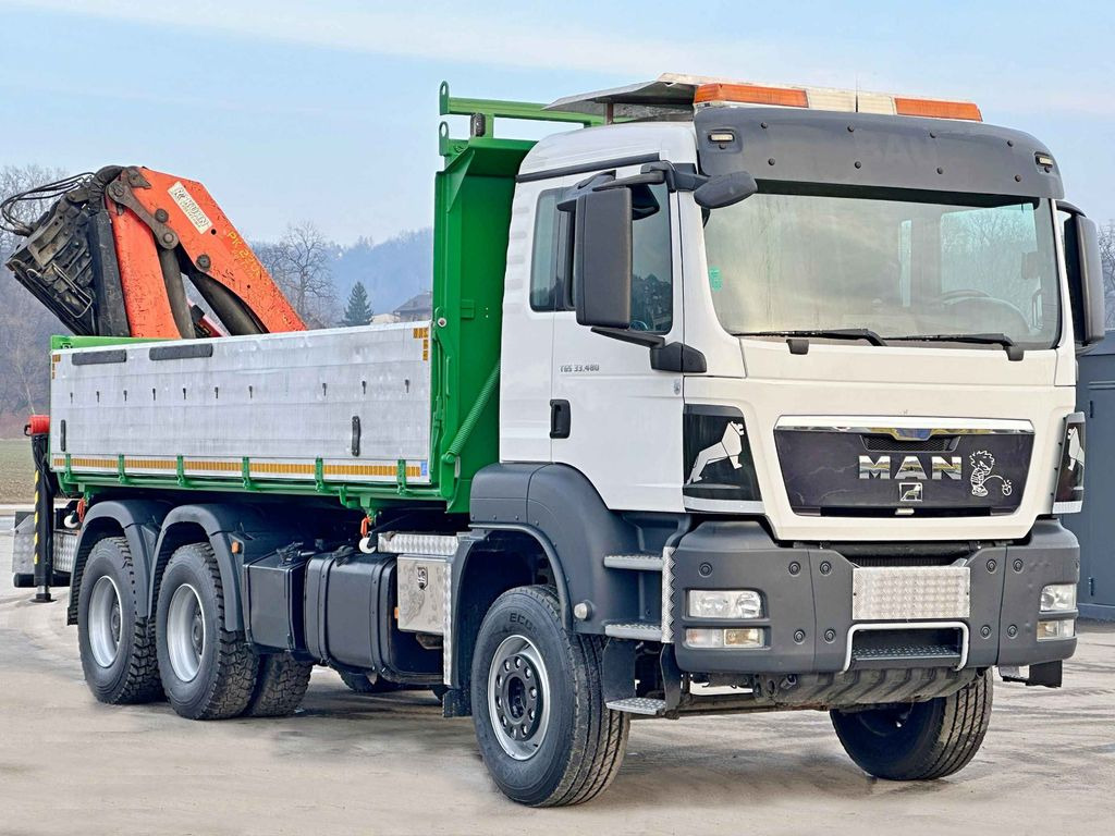 MAN TGS 33.480*KIPPER 5,70m * PK 23002 + FUNK * 6x4 - Camion grue, Camion benne: photos 3 MAN TGS 33.480*KIPPER 5,70m * PK 23002 + FUNK * 6x4 - Camion grue, Camion benne: photos 3