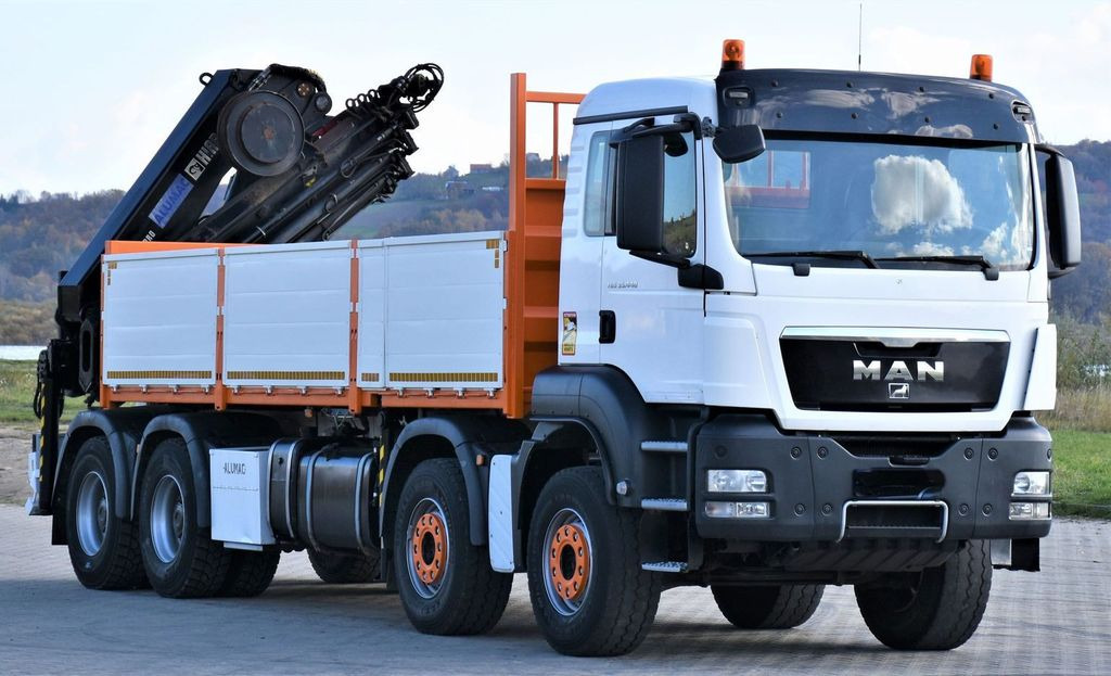 MAN TGS 35.440 * HIAB 322 EP-5HIPRO+FUNK / 8x4! - Camion grue, Camion plateau: photos 4 MAN TGS 35.440 * HIAB 322 EP-5HIPRO+FUNK / 8x4! - Camion grue, Camion plateau: photos 4