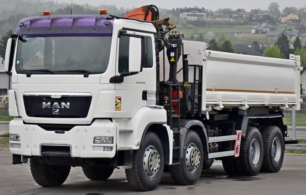 MAN TGS 35.440 * KIPPER 5,80m + KRAN * TOPZUSTAND MAN TGS 35.440 * KIPPER 5,80m + KRAN * TOPZUSTAND - Camion grue, Camion benne: photos 5 MAN TGS 35.440 * KIPPER 5,80m + KRAN * TOPZUSTAND MAN TGS 35.440 * KIPPER 5,80m + KRAN * TOPZUSTAND - Camion grue, Camion benne: photos 5