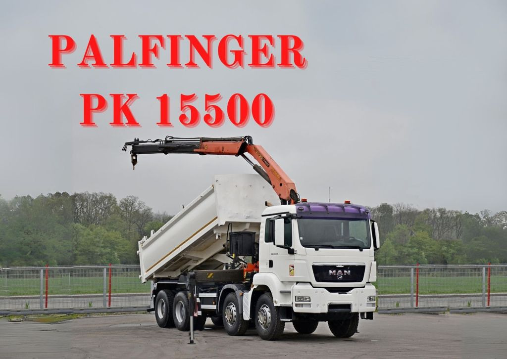 MAN TGS 35.440 * KIPPER 5,80m + KRAN * TOPZUSTAND MAN TGS 35.440 * KIPPER 5,80m + KRAN * TOPZUSTAND - Camion grue, Camion benne: photos 1 MAN TGS 35.440 * KIPPER 5,80m + KRAN * TOPZUSTAND MAN TGS 35.440 * KIPPER 5,80m + KRAN * TOPZUSTAND - Camion grue, Camion benne: photos 1