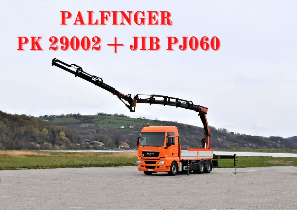 MAN TGX 28.540 * PK29002 + JIB PJ060/FUNK! - Camion grue, Camion plateau: photos 1 MAN TGX 28.540 * PK29002 + JIB PJ060/FUNK! - Camion grue, Camion plateau: photos 1