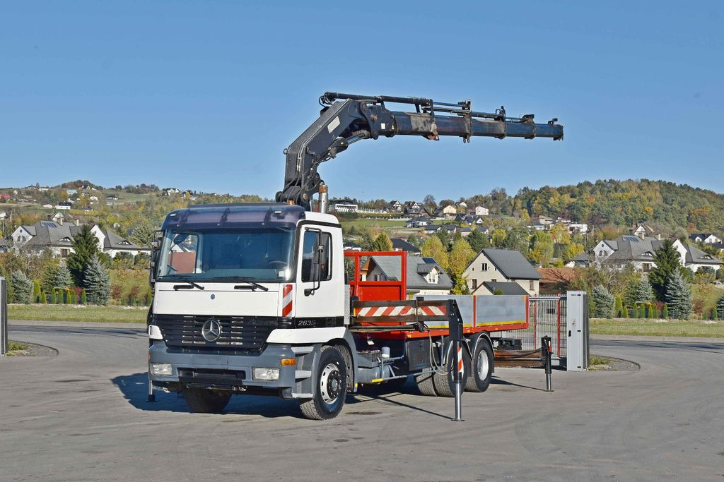 Mercedes-Benz ACTROS 2635 Pritsche 6,40m + HIAB 400 E-5 + FUNK Mercedes-Benz ACTROS 2635 Pritsche 6,40m + HIAB 400 E-5 + FUNK - Camion grue: photos 2 Mercedes-Benz ACTROS 2635 Pritsche 6,40m + HIAB 400 E-5 + FUNK Mercedes-Benz ACTROS 2635 Pritsche 6,40m + HIAB 400 E-5 + FUNK - Camion grue: photos 2