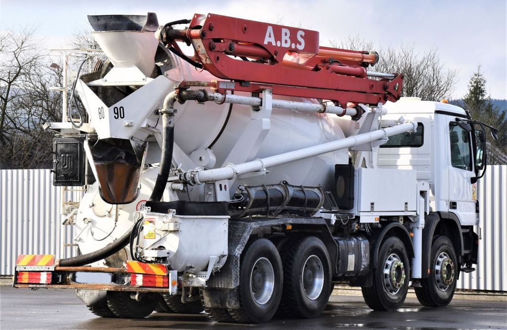 Mercedes-Benz ACTROS 3241* Betonpumpe 21m *8x4 * Top Zustand - Camion pompe: photos 4 Mercedes-Benz ACTROS 3241* Betonpumpe 21m *8x4 * Top Zustand - Camion pompe: photos 4
