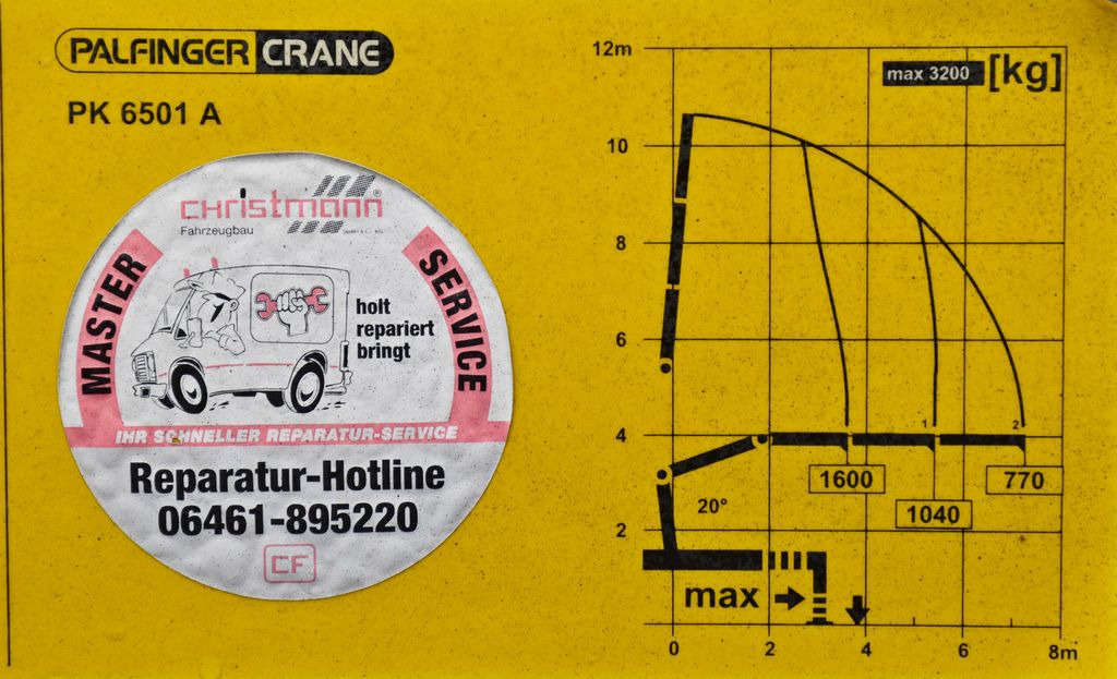 Camion grue, Camion benne Mercedes-Benz ATEGO 818 * KIPPER 4,05m + PK 6501A * TOP Mercedes-Benz ATEGO 818 * KIPPER 4,05m + PK 6501A * TOP: photos 8