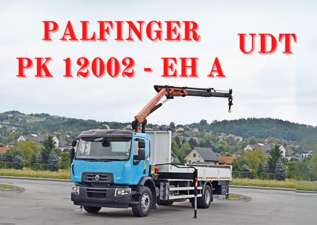 Renault C 320 * PK 12002 EH A + FUNK * TOPZUSTAND - Camion grue, Camion plateau: photos 1 Renault C 320 * PK 12002 EH A + FUNK * TOPZUSTAND - Camion grue, Camion plateau: photos 1