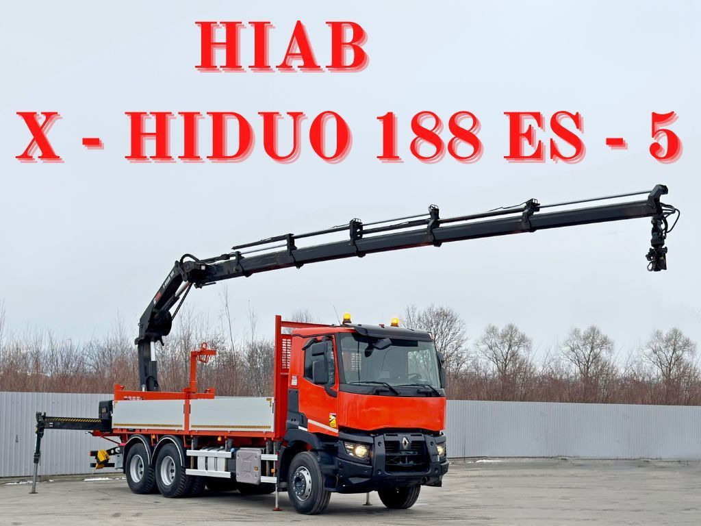 Renault C 430 *HIAB X - HIPRO 188 ES - 5 + FUNK* 6x4 - Camion grue: photos 1 Renault C 430 *HIAB X - HIPRO 188 ES - 5 + FUNK* 6x4 - Camion grue: photos 1