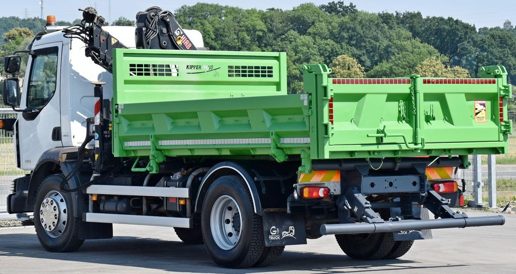 Camion grue, Camion benne Renault MIDLUM 220 DXI *KIPPER 3,80m *HIAB 077 B-2 DUO: photos 8