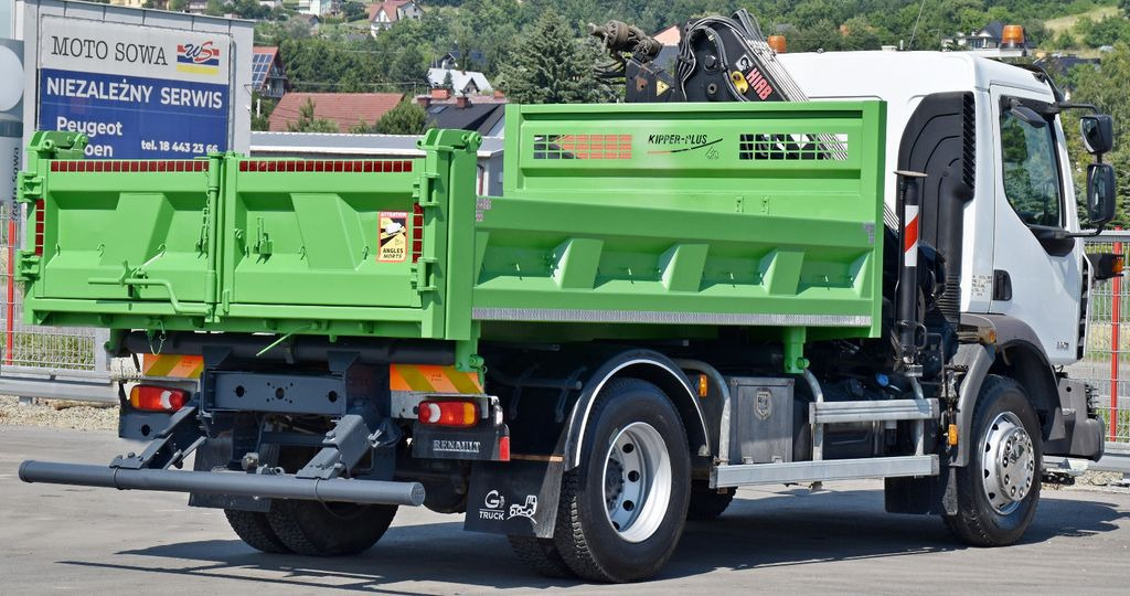 Camion grue, Camion benne Renault MIDLUM 220 DXI *KIPPER 3,80m *HIAB 077 B-2 DUO: photos 7