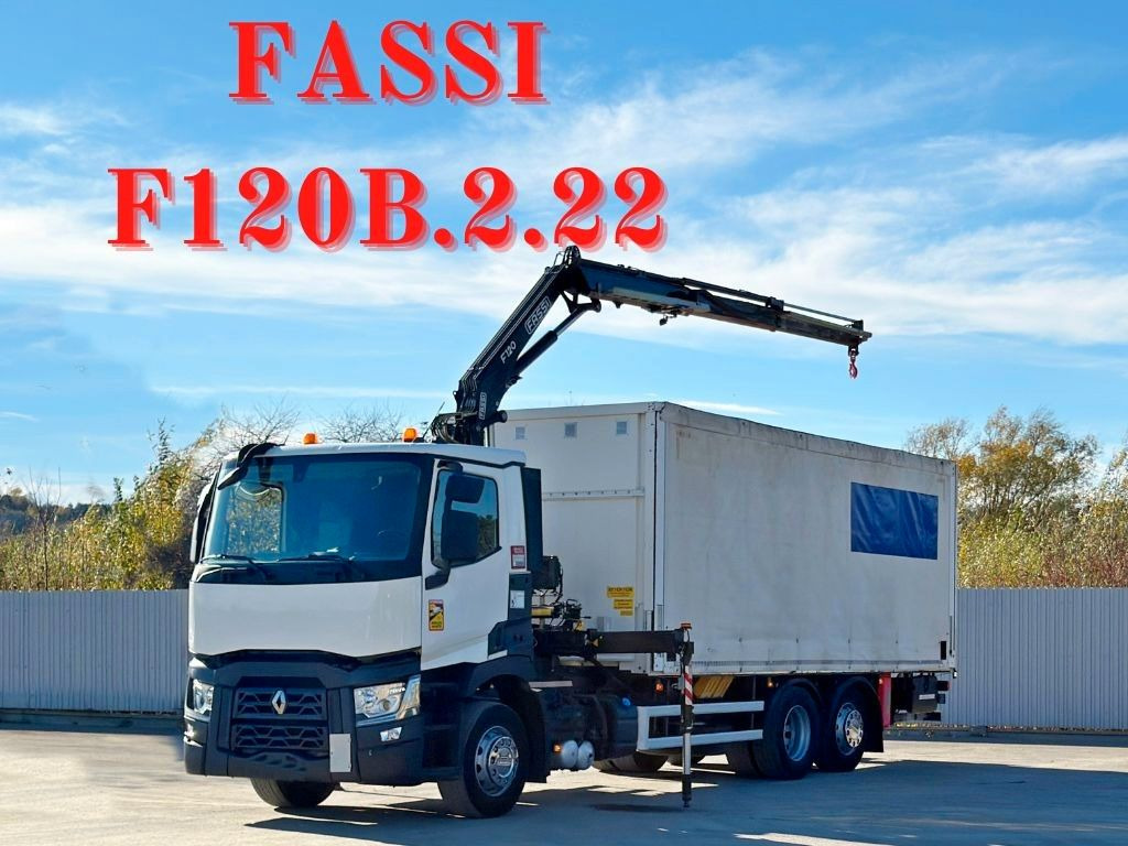 Renault T380 * FASSI F120B.2.22 + FUNK / 6x2! - Camion grue: photos 1 Renault T380 * FASSI F120B.2.22 + FUNK / 6x2! - Camion grue: photos 1