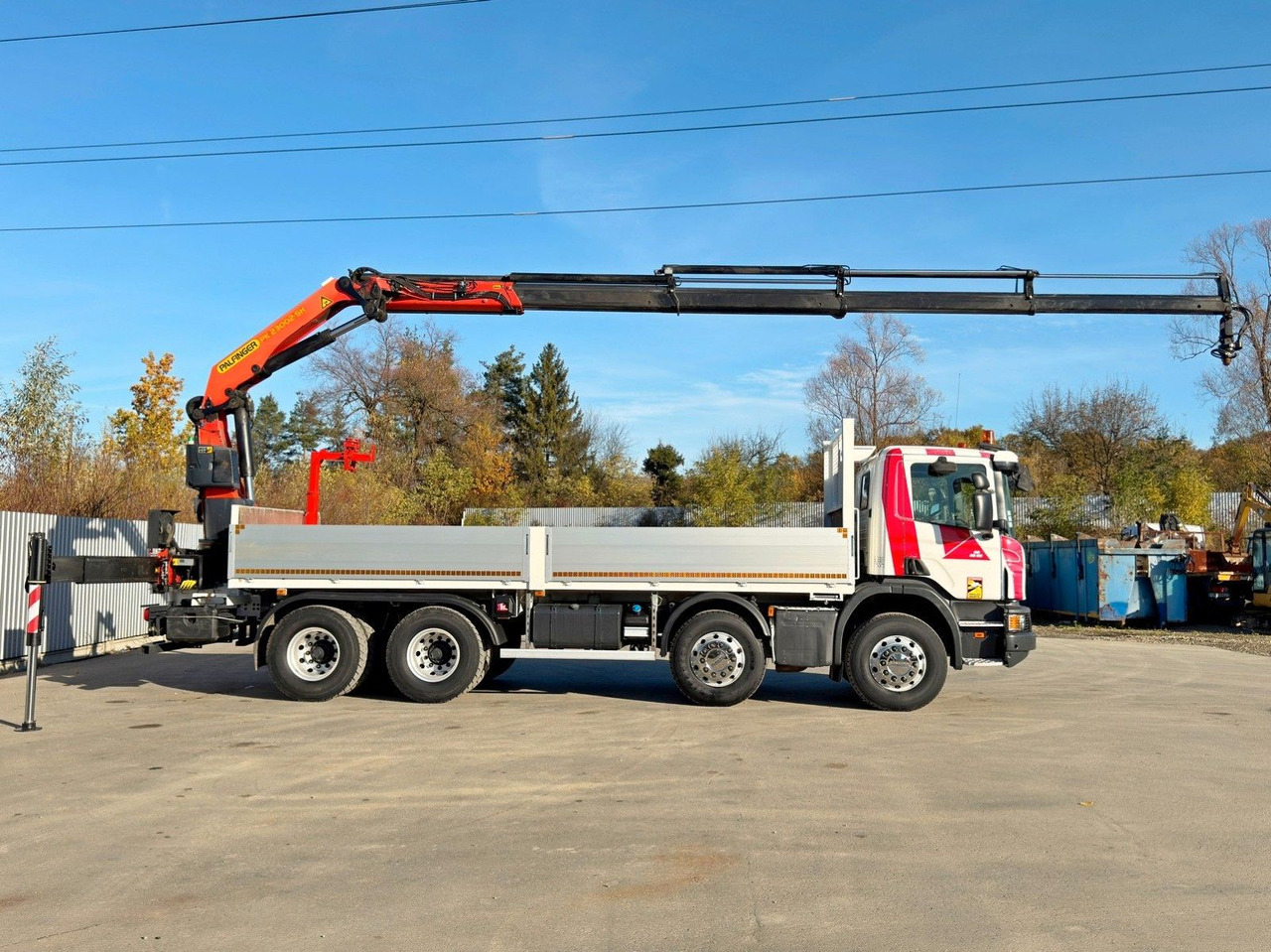 Scania P 450* PRITSCHE 6,90m * PK 23002- SH C FUNK *8x4 - Camion grue: photos 5 Scania P 450* PRITSCHE 6,90m * PK 23002- SH C FUNK *8x4 - Camion grue: photos 5