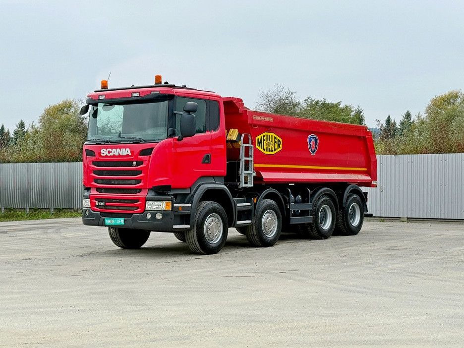 Scania R 410 * Kipper * TOPZUSTAND / 8x4 - Camion benne: photos 1 Scania R 410 * Kipper * TOPZUSTAND / 8x4 - Camion benne: photos 1