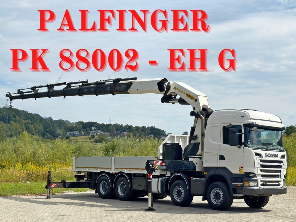 Scania R 500 * PK 88002 - EH G + FUNK * 8x4 *TOPZUSTAND - Camion grue: photos 1 Scania R 500 * PK 88002 - EH G + FUNK * 8x4 *TOPZUSTAND - Camion grue: photos 1