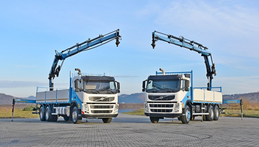 Camion benne, Camion grue Volvo FM 410 * HIAB 166 E-4 HIDUO /FUNK *6x4: photos 8