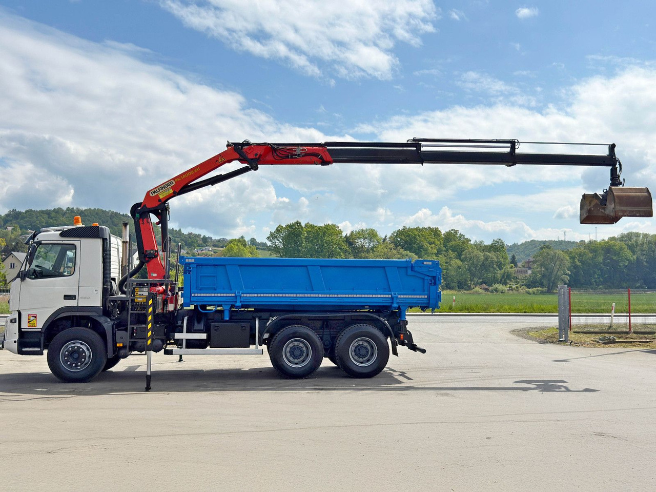 Camion grue Volvo FMX 450 Kipper 5,15m * PK 14002-EH B * 6x4 * TOP: photos 6