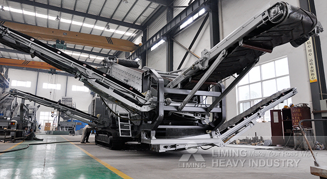 Crible neuf Liming 100-150 tph Mobile Screening Plant Mobile Vibrating Screen: photos 6