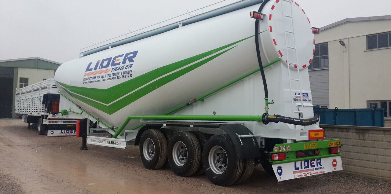 Semi-remorque citerne pour transport de ciment neuf LIDER 2024 NEW 80 TONS CAPACITY FROM MANUFACTURER READY IN STOCK: photos 13