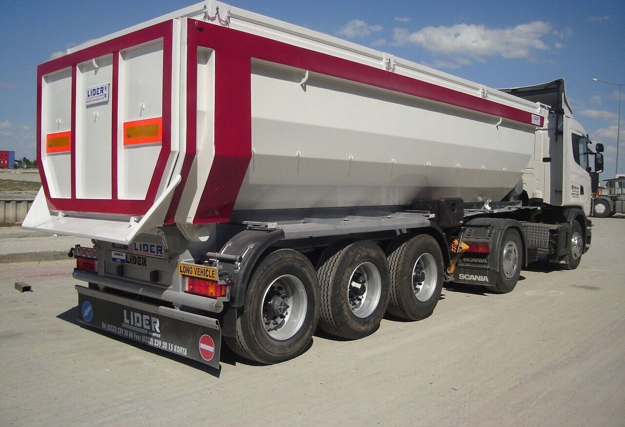 Semi-remorque benne neuf LIDER 2024 NEW READY IN STOCKS DIRECTLY FROM MANUFACTURER COMPANY AVAILABLE: photos 7