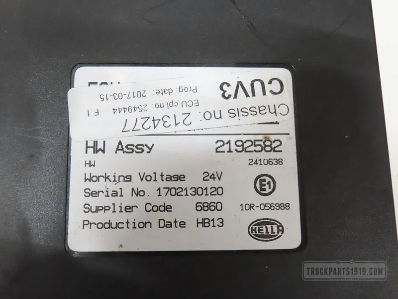 Hella 2549444 CUV3 regeleenheid Scania - Bloc de gestion pour Camion: photos 2 Hella 2549444 CUV3 regeleenheid Scania - Bloc de gestion pour Camion: photos 2