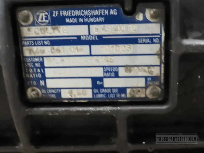MAN 81.32004-6195 | Versnellingsbak 6AS800TO - Boîte de vitesse pour Camion: photos 3 MAN 81.32004-6195 | Versnellingsbak 6AS800TO - Boîte de vitesse pour Camion: photos 3