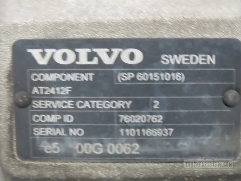 Volvo 60151016 Versnellingsbak AT2412F Volvo - Boîte de vitesse pour Camion: photos 3 Volvo 60151016 Versnellingsbak AT2412F Volvo - Boîte de vitesse pour Camion: photos 3