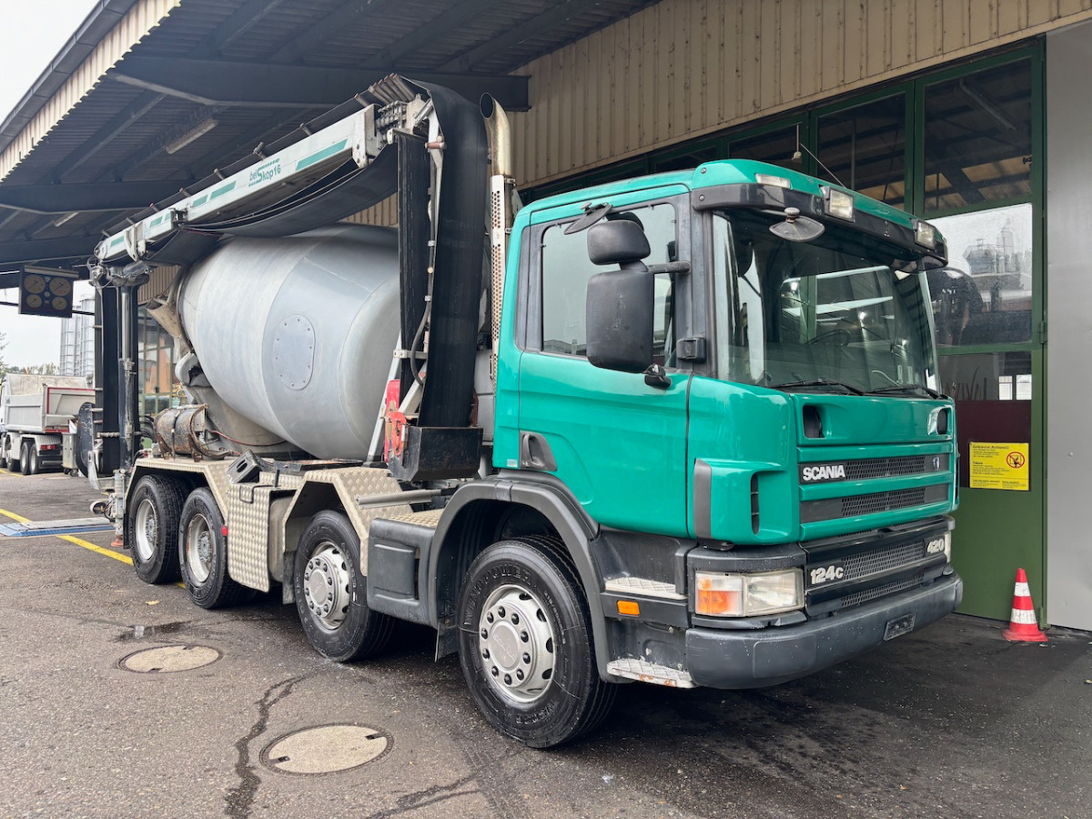 SCANIA P124CB8x4 - Camion malaxeur: photos 1 SCANIA P124CB8x4 - Camion malaxeur: photos 1
