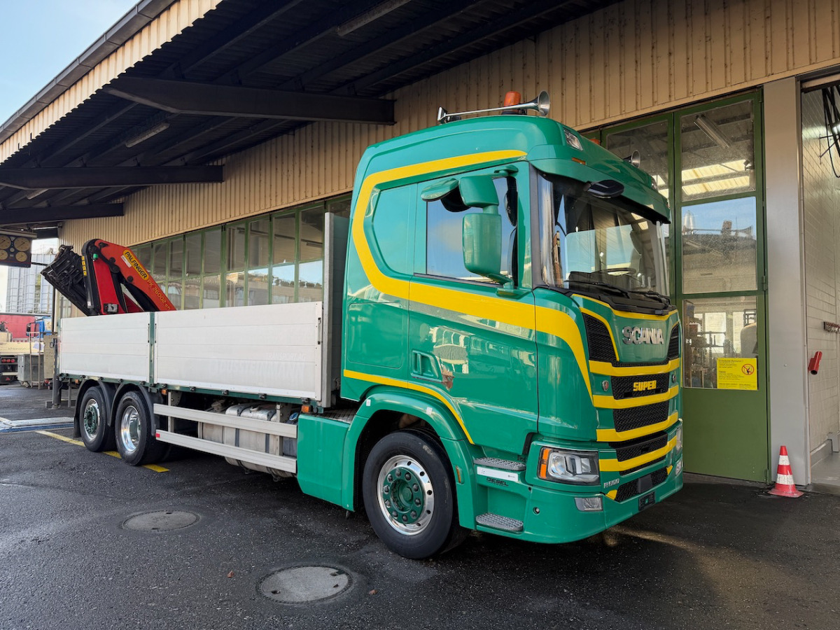 SCANIA R500 B 6x2 - Camion grue: photos 1 SCANIA R500 B 6x2 - Camion grue: photos 1