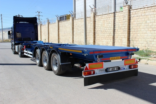 EMIRSAN 20/40/45 FT SAF AXLE SKELETAL - Semi-remorque porte-conteneur/ Caisse mobile: photos 2 EMIRSAN 20/40/45 FT SAF AXLE SKELETAL - Semi-remorque porte-conteneur/ Caisse mobile: photos 2